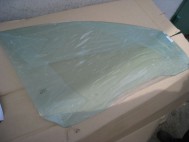 Стекло двери Форд Фокус 2 передней правой 1342622, 1323276, 4M51A21410AE - зеленое, - БорАвтоСтекло