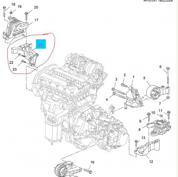 Схема двигателя шевроле круз 1 и 6