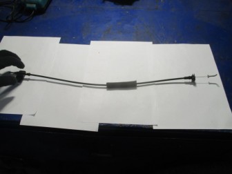 Трос замка двери блокировки задней правой 95961407 95967091 Шевроле Спарк М300 Равон Р2 - 62 см - БУ