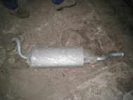 Глушитель Ваз 2113-2114 основной закатной 2115-1201005, - Ижорский глушитель