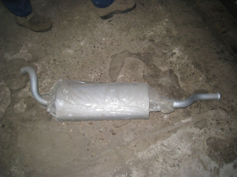 Глушитель Ваз 2113-2114 основной закатной 2115-1201005, - Ижорский глушитель