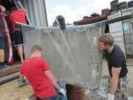 Козырек солнцезащитный Шевроле Авео Т250 левый 96650092, - БУ