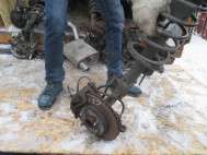 Шланг тормозной Шевроле Лачетти передний левый Дэу Нубира 96397200, 96397202, - БУ