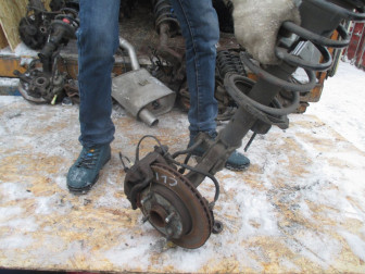 Шланг тормозной Шевроле Лачетти передний левый Дэу Нубира 96397200, 96397202, - БУ