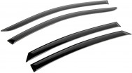 Дефлекторы окон 4 штуки Шевроле Лачетти Седан Черные, - Autoclover