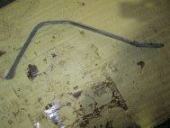 Хомут крепления топливного бака 9655380 левый B15D2 Шевроле Кобальт, - БУ