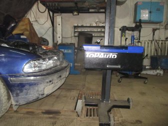 Регулировка фар автомобиля, вместе с проверкой