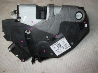 Замок двери Форд Фокус 3 задней левой BF6AF26413AD - 5 контактов, - БУ