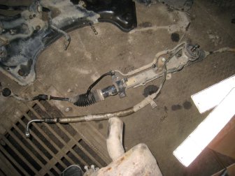 Трубка ГУР Киа Рио 3 напорная толстая 575104L000, -  БУ