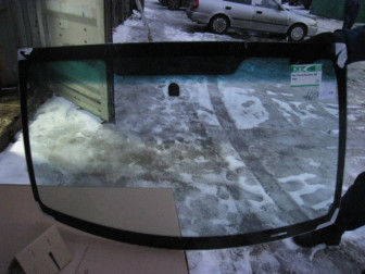 Стекло лобовое Форд Фьюжен, Fusion с 2002 года с полосой и площ под vin, - KMK Glass