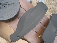 Подушка безопасности Шевроле Круз - Накладка боковая сиденья заднего правого 95970941 - Ткань, - БУ