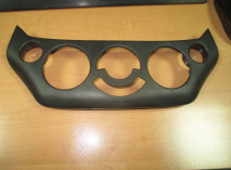 Накладка блока управления печкой Шевроле Авео Т250-255 96475875, 96475874, 96475864 - Черная, - БУ 