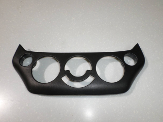 Накладка блока управления печкой Шевроле Авео Т250-255 96475875, 96475874, 96475864 - Черная, - БУ