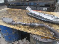 Приемная труба Шевроле Реззо 96264083 Дэу Такума на 1,6 литра без лямбда-зонта, - БУ