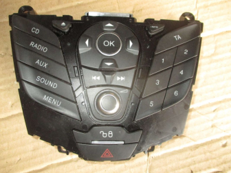 Панель управления магнитолой 1895805 C1BT18K811NA 85281E64 17006873-01 Форд Фокус 3, - БУ