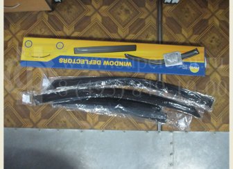 Дефлекторы окон 4 штуки Шевроле Лачетти Седан Черные, - AMD