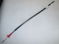 Трос замка двери задней правой 96940861/003 95916518 Шевроле Авео Т300 - Красно-зеленый - 59 см - БУ