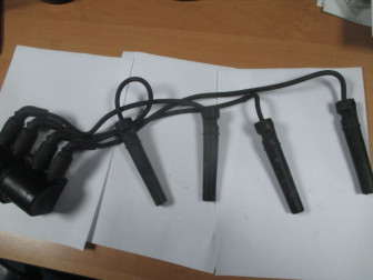 Провода в/в 96497773, 96211948 Шевроле Авео T200-250, Реззо дв-ль A16DM - комплект 4 штуки, - БУ