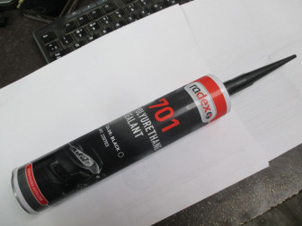 Герметик сварочных швов Туба 310 мл 701 полиуретановый Черный, - Radex