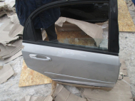 Дверь задняя правая Шевроле Лачетти Хэтчбек 96547908 в сборе - БУ Серебро CL129 электро