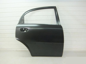 Дверь задняя правая Дэу Лачетти Седан под молдинг 96547684, 96547666, 96547666, - БУ черная