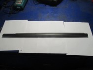 Молдинг стекла двери передней левой наружний 95972707, 95969109 Шевроле Спарк М300, - БУ