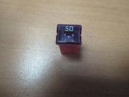 Предохранитель 50 Aм 24370C9924 на все автомобили Ниссан - Красный, - БУ