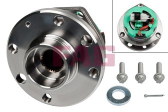 Ступица передняя Опель Астра H 1603254, 93178652, 93178651 на 5 болтов с датчиком АБС Зафира - Miles