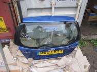 Крышка багажника Шевроле Авео Хэтчбек Т200 и 255, 96540837 - БУ Синяя CK-4 - в СБОРЕ - 1 вмятинка