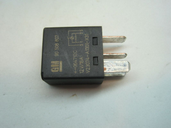 Реле 90508807 поворотов V23074-A1601-X59 для автомобилей Опель - Черное, - БУ