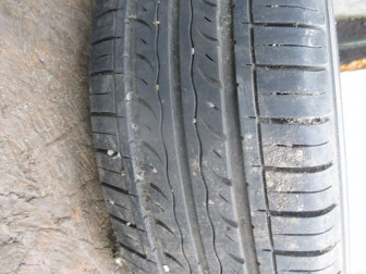 Шина летняя R14 185/60 Kumho Solus KH17, 185/60/R14, 18560R14,185/60R14, - БУ износ 50%