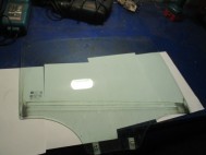 Стекло двери Шевроле Спарк М300 задней левой 96690108, 96690110, - БУ