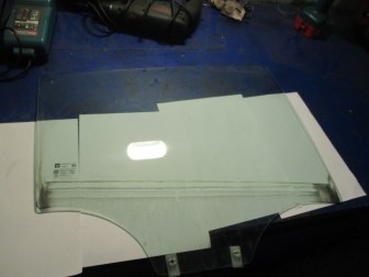 Стекло двери Шевроле Спарк М300 задней левой 96690108, 96690110, - БУ