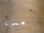 Стекло двери переднее правое 6001546700, 8200240554 Рено Логан - прозрачное - 1020x590 - KMK Glass