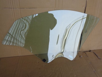 Стекло двери Рено Логан переднее правое опускное 6001546700, 8200240554 белое, - БорАвтоСтекло