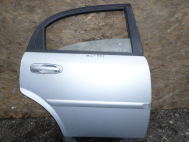 Дверь задняя правая Шевроле Лачетти Хэтчбек 96547908 - в сборе - механика - Серебро СL101 - БУ
