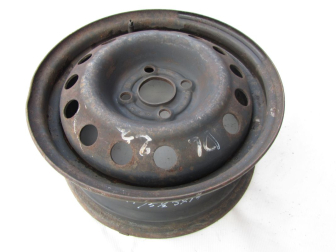 Диск стальной R14 5.5Jx14 ET49 PCD4x100 DIA56.5 Ланос Дэу Нексия Заз Шанс - Черный - DL-23 - БУ