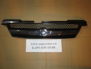 Решетка радиатора Шевроле Авео Т200 96618857 96648529 с 2003г совмещенная оптика - Без креста - Atek