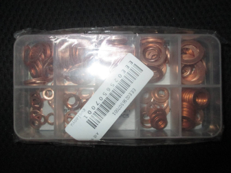 Прокладка пробки сливной поддона М5-М14 - МЕДНАЯ - Китай