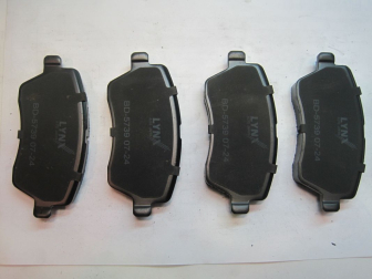 Колодки передние Ниссан Ноут E11 Микра K12E Лада Ларгус с абс D1060AX61F BD5739 - Lynxauto
