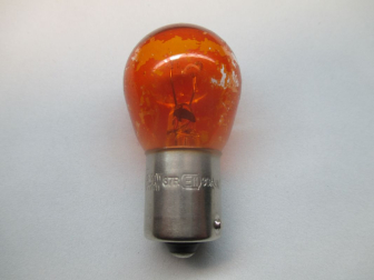 Лампа PY21W - 1-но контактная KHA 12V 21W E11 37R 8GA51 13505769 задний фонарь - Оранжевая, - БУ