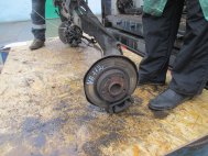 Диск тормозной задний Опель Астра H под 5 болтов 0569109, 9117772, 90575113, - БУ