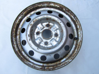 Диск стальной R15 6Jx15 ET44 PCD 4x114.3 CB56.6 96817346 Лачетти Реззо - Серый - N-1 - БУ