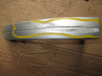 Ручка двери наружная большая 1305822 AM51U22404C передняя и задняя Форд Фокус 2, - БУ Серебро дефект