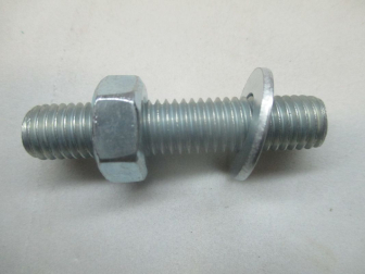 Шпилька M10 - Комплект шпилька M10х1,5х50 - 6 шт, гайка M10х1,5  - 12шт, шайба M10 - 12шт - Автоваз