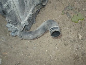 Шланг радиатора верхний 96831294, 95459411, 95389382 Шевроле Круз F16D3 МКПП, - БУ