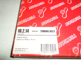 Ремень ГРМ 109z 96610029 96183351 10.2.14 Авео 1,2 литра Матиз Спарк 1,0 литра 25 мм - Tsitron