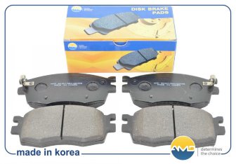 Колодки передние Хендай Верна с 2005г, KIA Rio-ИжАвто 581011GE00, - AMD
