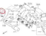Шланг вакуумного управления дросселем 22320-8J100 Ниссан Мурано Z50 VQ35DE 3,5л с 04 по 08г, - БУ