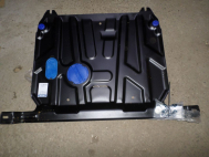 Защита картера двигателя Киа Рио 3, Хендай Солярис R40101R200, R40104Y200, R40001R500, - Rival